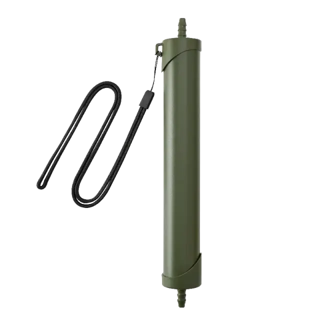 Portable 0.01 Micron Filtration Water Filter Straw Outdoor Water Purifier Camping Hiking Emergency Survival Water Filter Straw