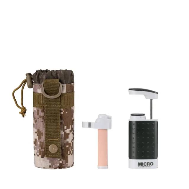 camping equipment Micro water purifier water filter for camping hiking survival outdoor use