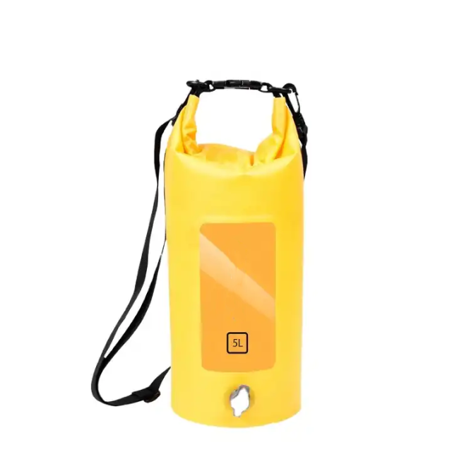Cross-border explosive waterproof floating stream bag contains collapsible bucket for outdoor sports supplies