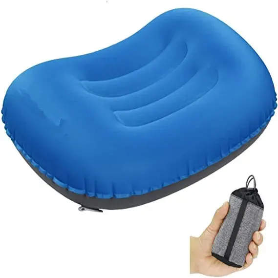 Ultralight Camping Pillow Inflatable Air Pillow for Neck Lumber Sleep in Comfort while Camp Backpacking Travel