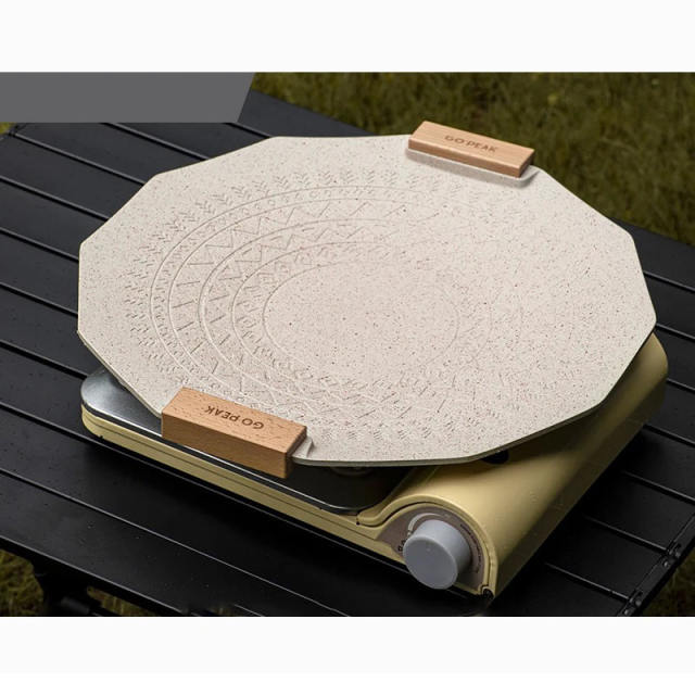 Outdoor Camping Travel Barbecue Kitchen Cooking Portable Polygonal Aluminum Alloy Metal Baking Pans